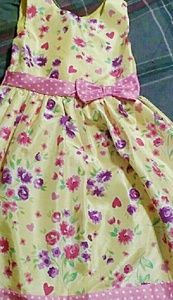 Fancy yellow floral dress 8 Easter!!!